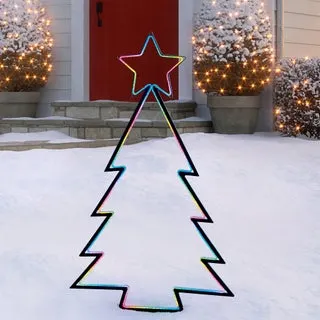 42" Color Changing LED Tree