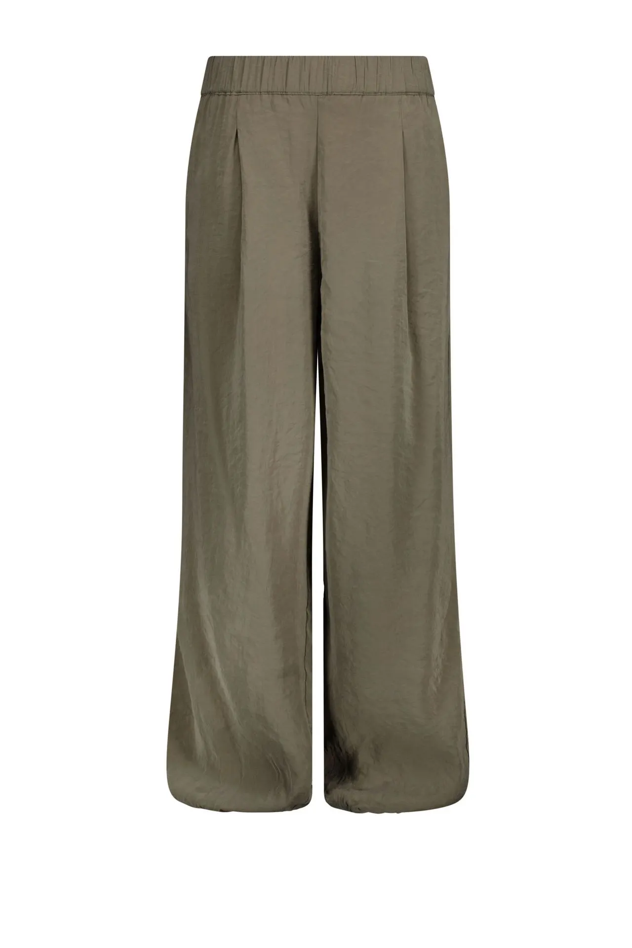 Balloon fit broek | Khaki groen