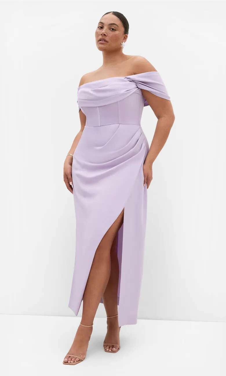 Forbidden Love Maxi Dress - lilac