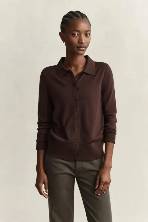 Extra Fine Merino Wool Cardigan
