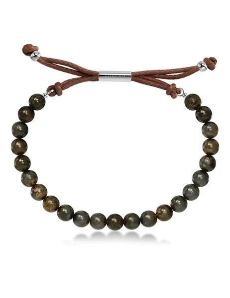 Avery Bracelet Brown Silver