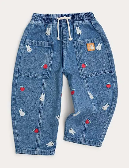 Jeans mit Miffy-Stick (2–8 J.)