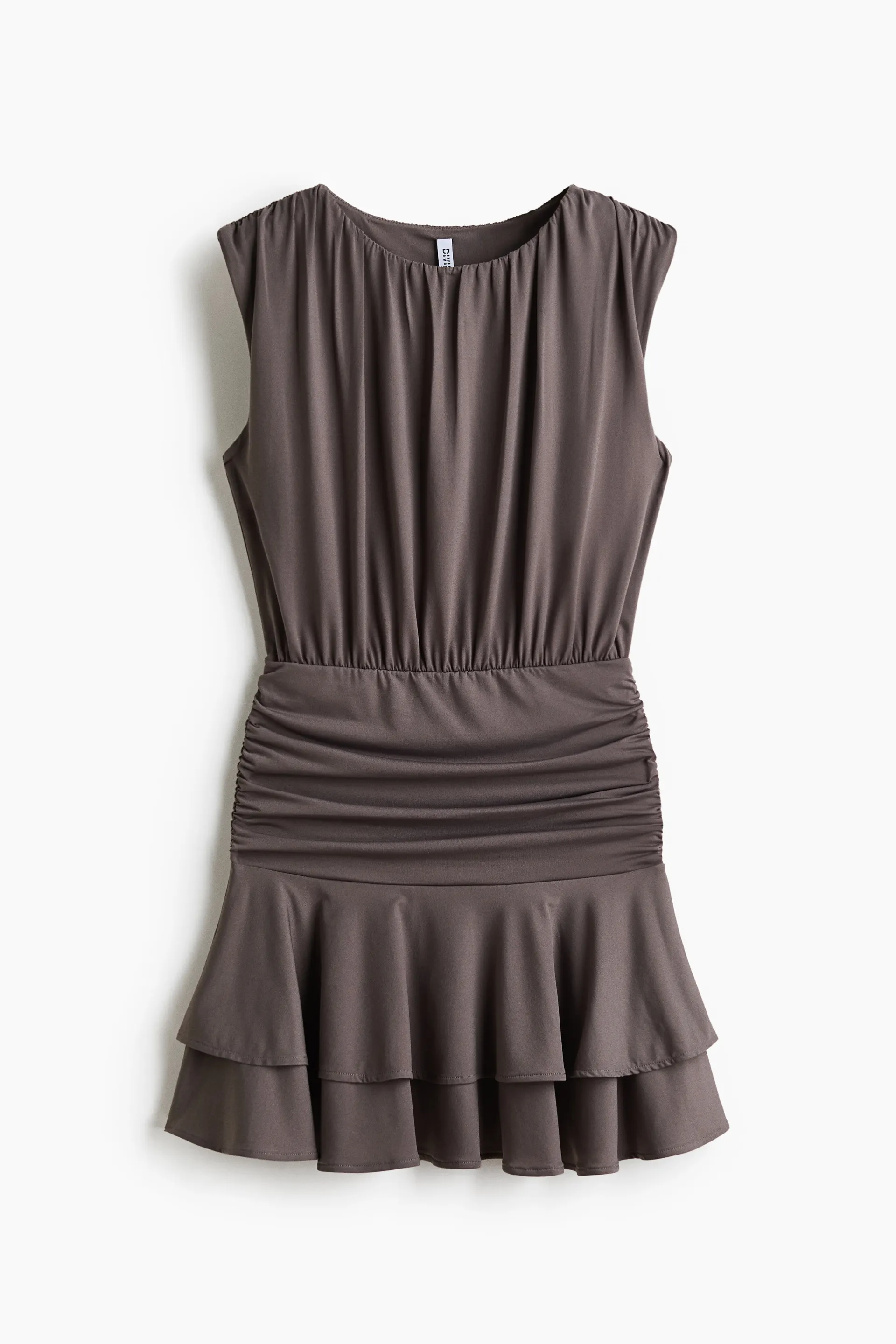 Draped mini dress