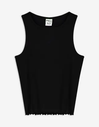 Top - Tinta unita - Nero