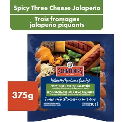 Spicy Three Cheese Jalapeo Smoked Sausage