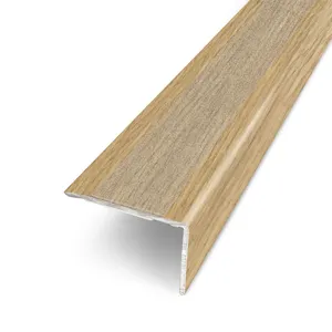 Perfil de canto de aluminio color madera natural 95 cm NAT345 ARTENS