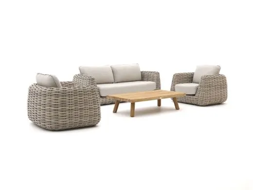 Tierra Outdoor Wakkanda stoel-bank loungeset 4-delig