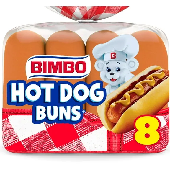Rollback Bimbo White Hot Dog Buns, 8 count, Hot Dog Buns, 14 oz Bag $1.97 Was $2.24 14.1 ¢/oz