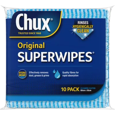 Chux Cloths Superwipes Regular 10s