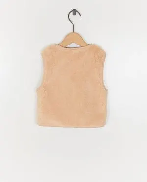 Teddy vest, loose fit