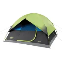 Carpa Para Camping 6 Personas Negra Coleman