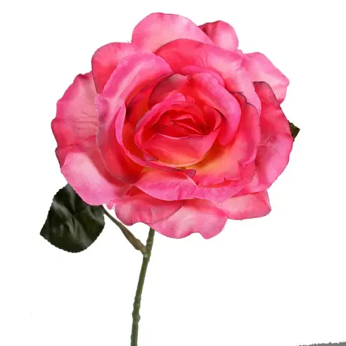 Rose - fuchsia - Kunstpflanze