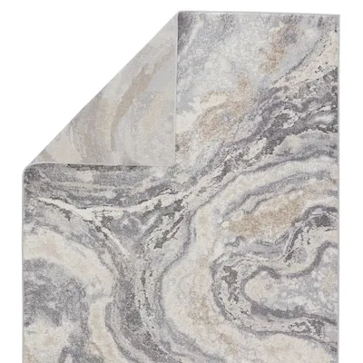 JONATHAN Y SANTA MONICA Estrella Bohemian Medallion Textured Weave 8 x 10 (ft) Loomed Polypropylene Black/Gray Rectangular Indoor/Outdoor Medallion Vintage House Washable Pet Friendly Area rug