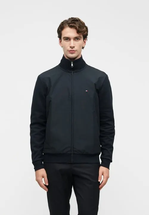 INTECHNO KNIT FLAG EMBROIDERY ZIP-THRU JUMPER - Sommerjakke - desert sky