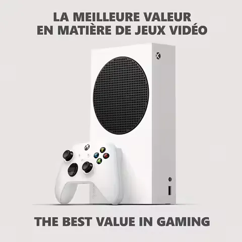 Gaming Console - Microsoft - Xbox Series S 512 GB All-Digital Console (Disc-free Gaming) - White