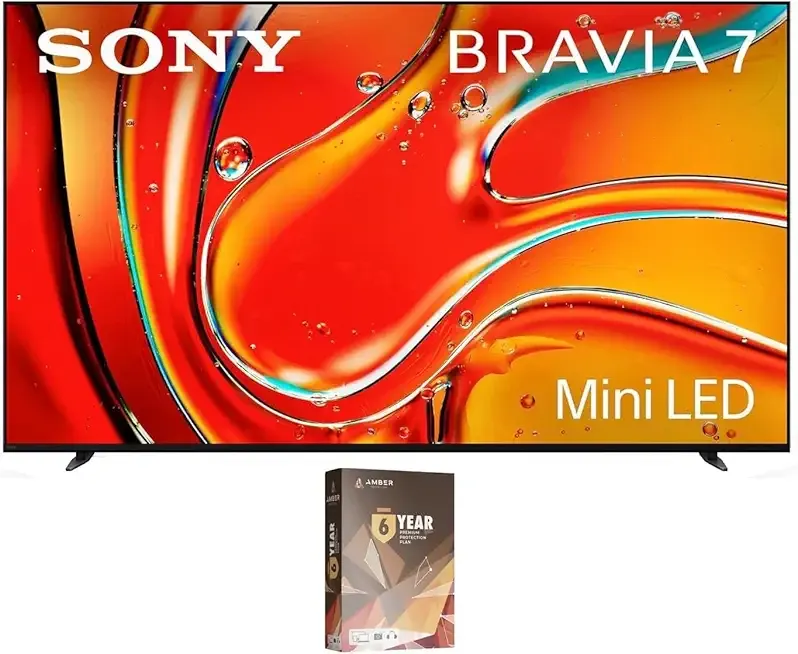 K75XR70 75 Inch 4K Bravia LCD Mini LED Full Array HDR Google TV with 6 Year Amber Protection Plan (2024)