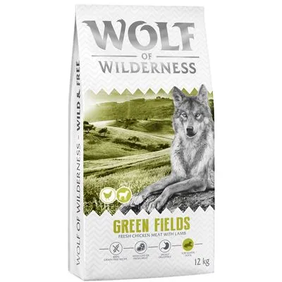 Wolf of Wilderness Senior "Green Fields" agneau - sans céréales