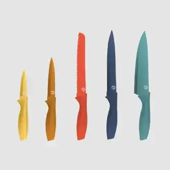 MasterChef Kitchen Knife Set With Blade Covers 5 Piece
