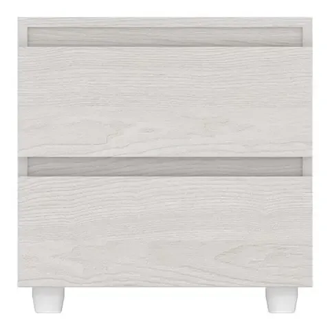 Buró 2 cajones niebla