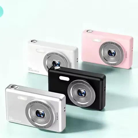 4K Digital Camera with Anti Shake Digital Point and Shoot Camera 48MP High Resolution for Boys Girls Students Gift
