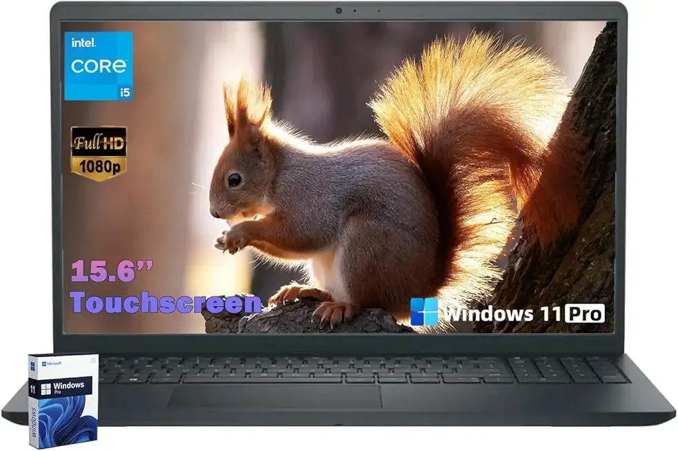 Dell Inspiron 15 3530 Laptop Computer, 15.6" Touchscreen WVA LED FHD Anti-Glare Display, 20GB RAM, 512GB SSD, Windows 11 Pro, Intel 10-Core i5-1334U, AI Copilot for Student & Business