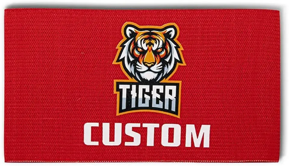 BYFDIY Custom Captain Arm Bands for Soccer Adjustable Personalized Name Team Logo Badge Football Arm Bands Soccer Sports Team Accessories Birthday Gifts for Team Leaders Teammates Youth Adult
