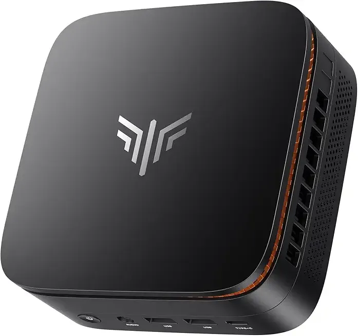 KAMRUI Pinova P1 Mini PC Computer, AMD Ryzen 3300U Processor, 16GB DDR4 RAM 256GB M.2 SSD, Mini Desktop Computer Support Triple 4K, USB-C, WiFi, Bluetooth, Ethernet, HTPC for Business, Education, Home