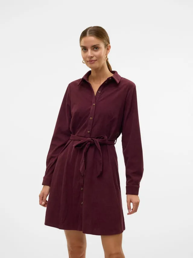 VMVILJA Kort Corduroy kjole