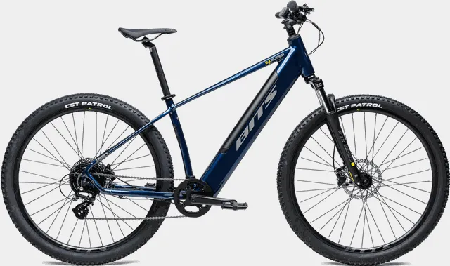 E-Super E-MTB, elektrisk terrengsykkel, unisex - Mørk blå