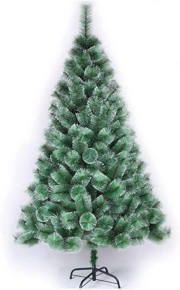 Árbol de Navidad artificial nevado de alta calidad ecológico con soporte de Metálico 150cm