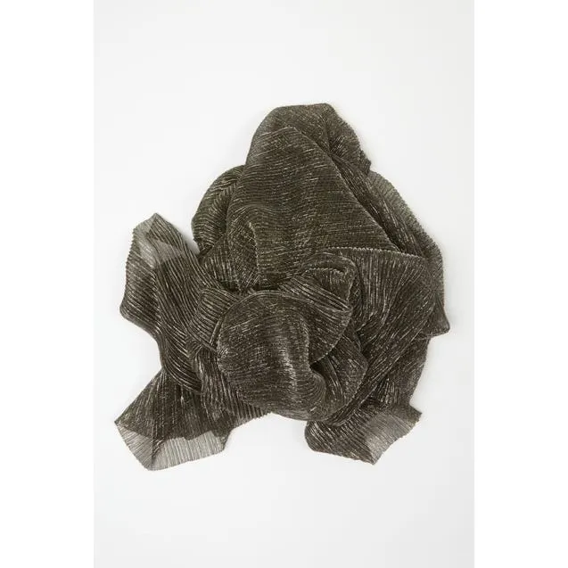 Sjaal plissé lurex