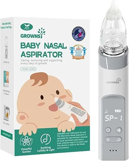 GROWNSY Nasal Aspirator for Baby, Electric Baby Nose Suc…