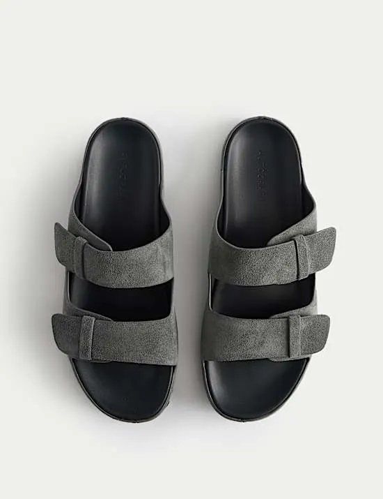 Autograph – Wildledersandalen mit 2 Riemen