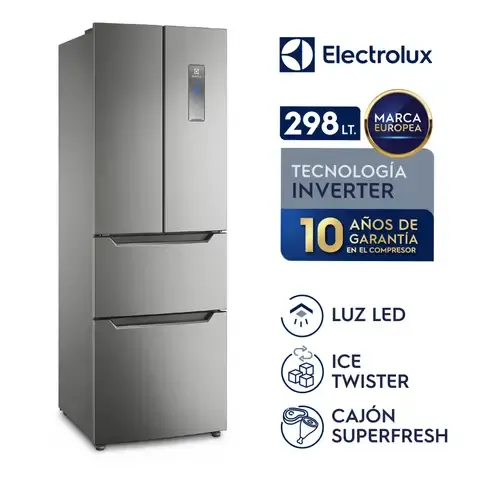 Refrigeradora Electrolux No Frost 298L Multi Door ERFWV2HUS