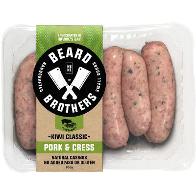 Beard Brothers Pork & Watercress/Summer 450-500g