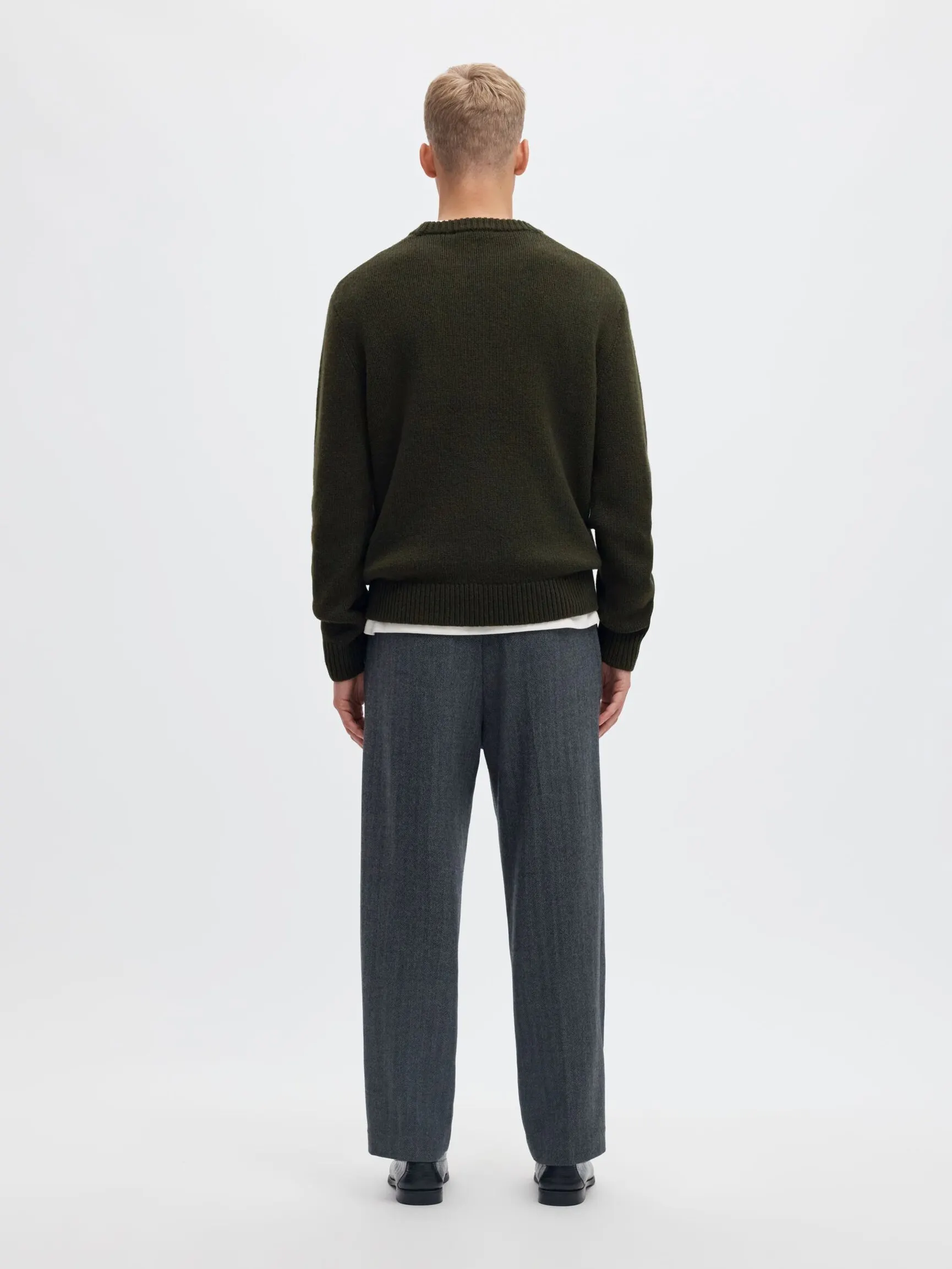 ULLBLANDING AVSLAPPET PASSFORM JUMPER