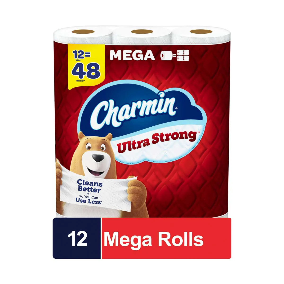Charmin Ultra Strong Toilet Paper Mega Rolls, 12 ct