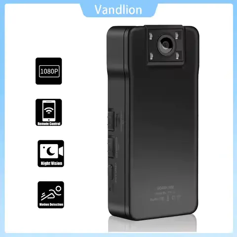 Vandlion A50 Dijital Mini WiFi Kamera 90 Derece Geniş Açılı Dönüş Lensli Kablosuz Video Kayıt Full HD 1080P Spor DV