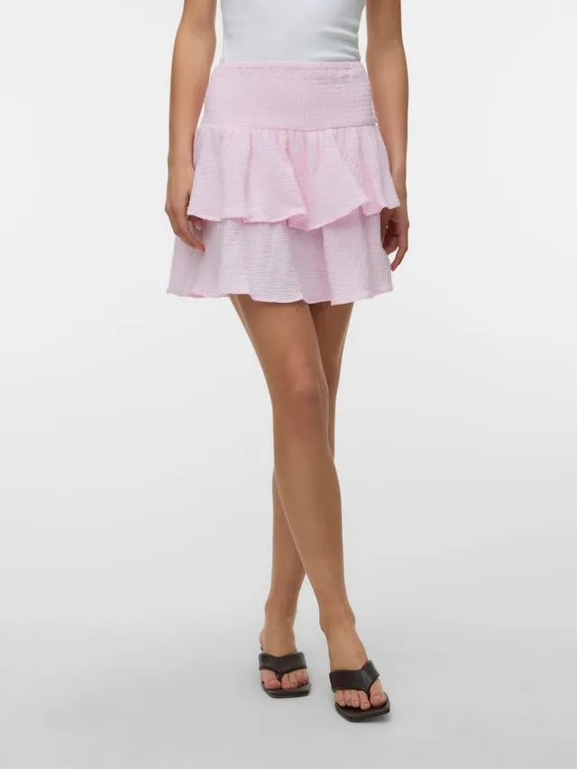 VMNATALI Høy midje Kort skjørt