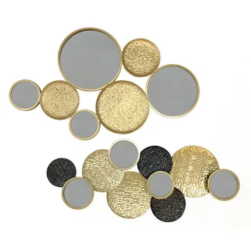 Decorazione da Parete con Specchi h49x99 cm