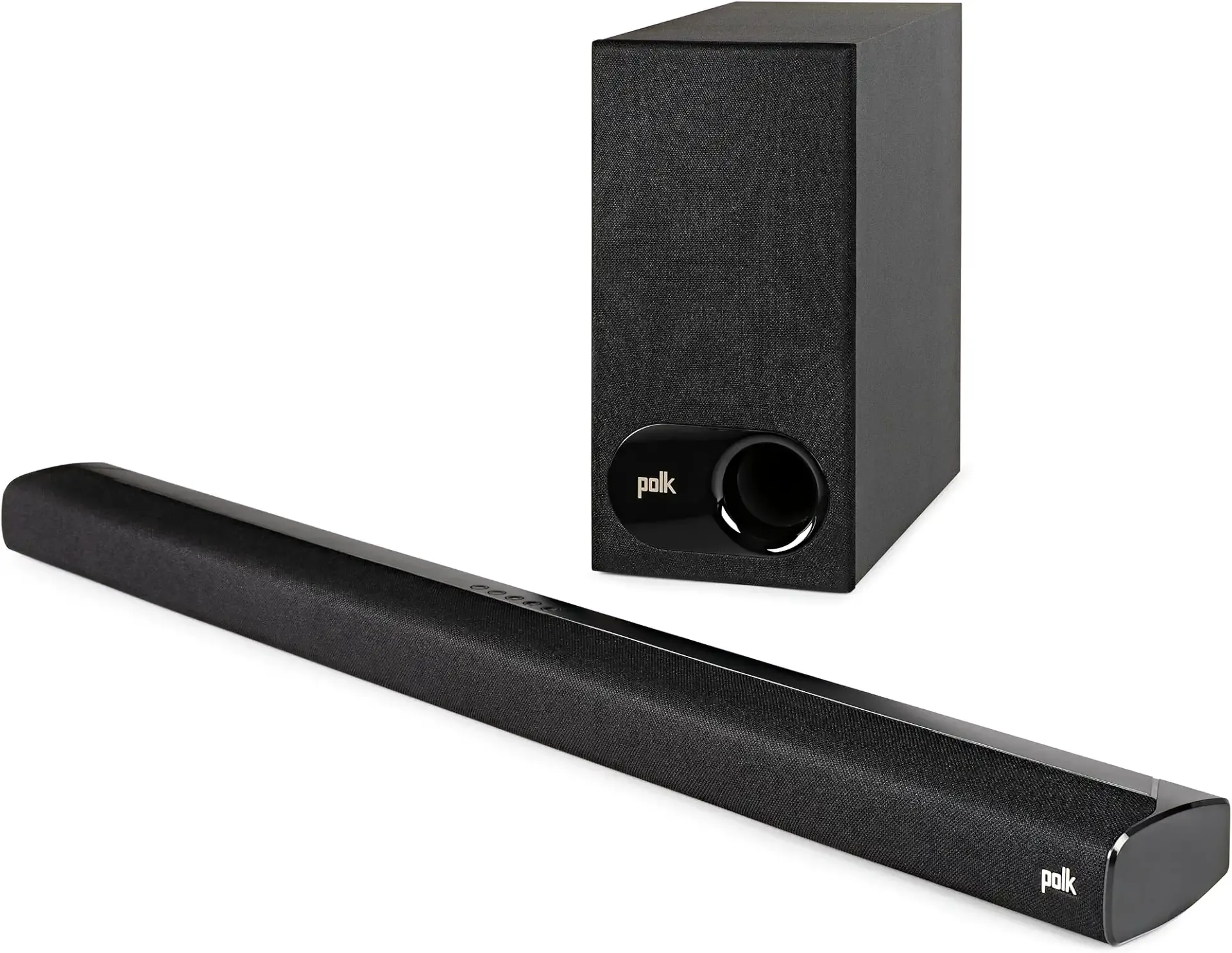 Polk Audio Signa S2 Sound Bar for Smart TV with Subwoofer, Wireless – Exclusive VoiceAdjust Technology, Ultra-Slim Design, Works with 4K & HD TVs, HDMI & Optical, Bluetooth, Wireless Streaming
