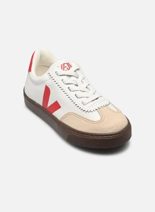 Sneakers Small Volley O.T. Leather - Lacets élast wit