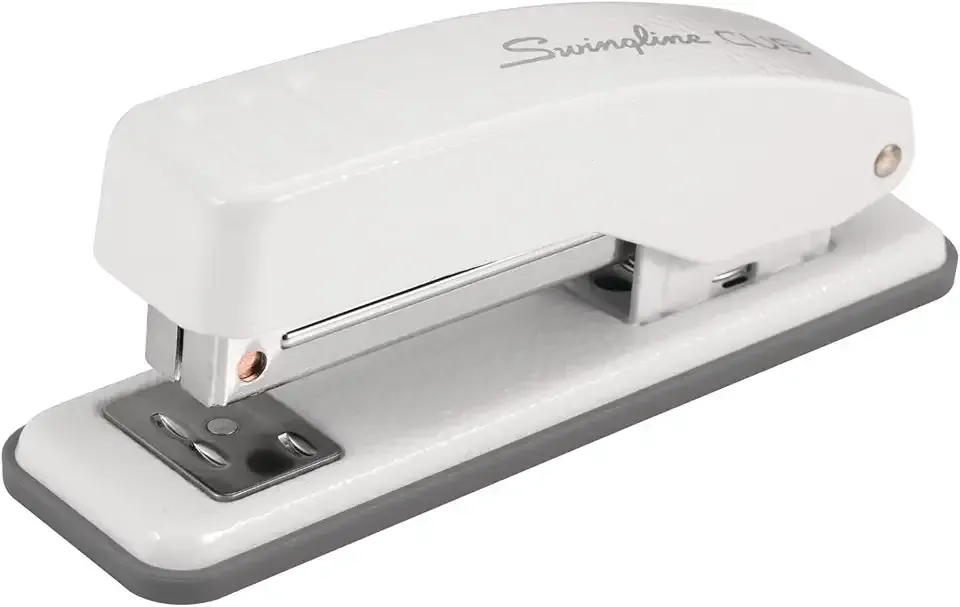 Swingline Stapler, Cub Compact Desktop Stapler, 20 Sheet Capacity, Metal, Arctic White (S701067)