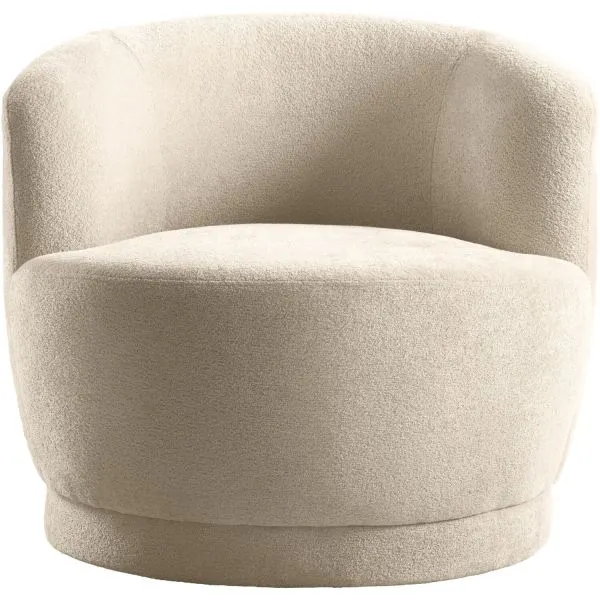 Draaifauteuil Fiumi naturel