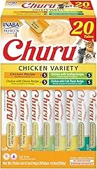INABA Churu Cat Treats, Lickable, Squ…