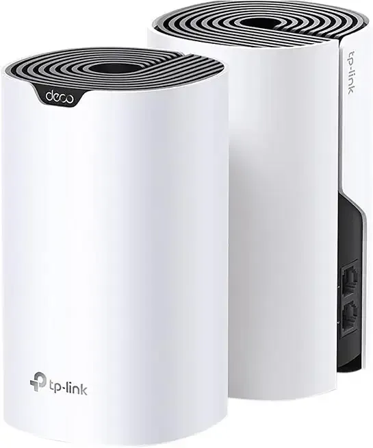 Deco S4 Whole Home Mesh WiFi System - Up to 3,800 Sq.ft. Coverage, AC1900 WiFi Router and Extender Replacement, Parental Controls, Deco S4(2-Pack)