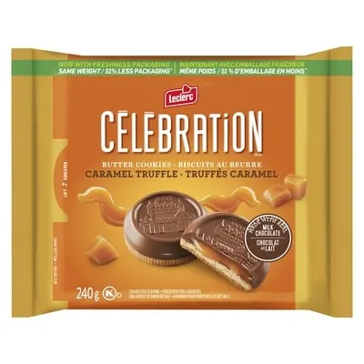Celebration Butter Cookies Caramel Truffle