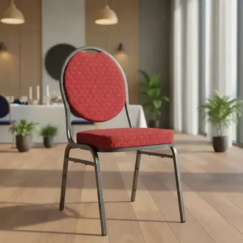 Silla Salon Evento Rojo 90x48x57 cm