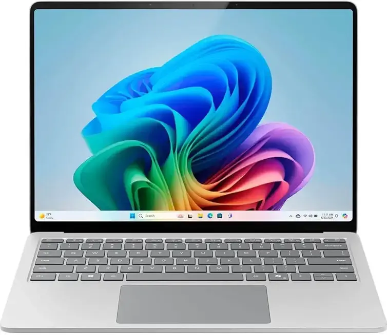 Surface Laptop (2024), Windows 11 Copilot+ PC, 13.8" Touchscreen Display, Snapdragon X Plus (10 core), 16GB RAM, 512GB SSD Storage, Platinum