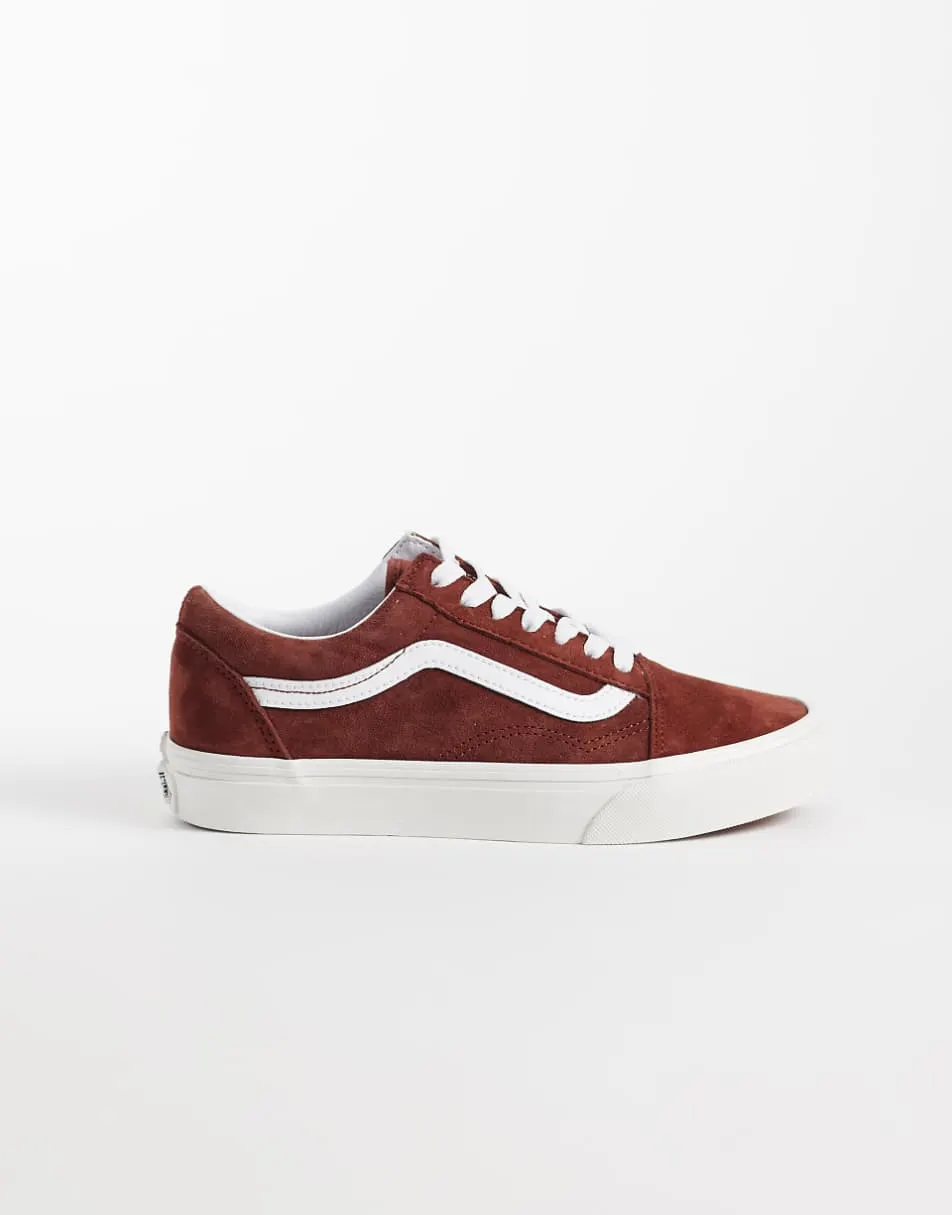 Vans Old Skool trainers in burgundy